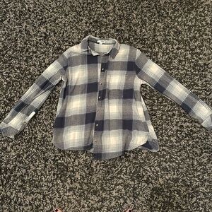 Blue and White Sonoma Flannel